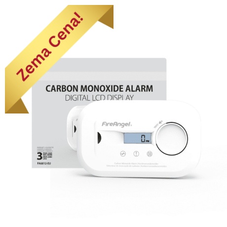 FireAngel Compact LCD Oglekļa monoksīda - Tvana gāzes detektors